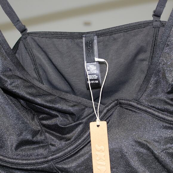 SKIMS Glissenette Corset Top in Onyx Size 2X NWT - Picture 9 of 9